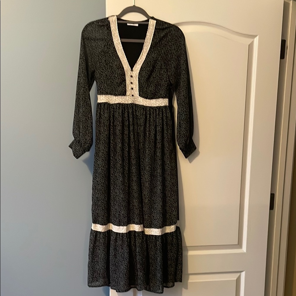 Black and White Women's Dress